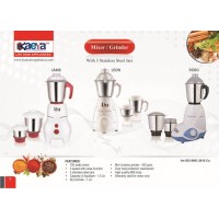 OkaeYa Mixer Grinder with 3 stainless steel